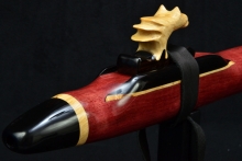 Purpleheart Native American Flute, Minor, Low C-4, #F69D